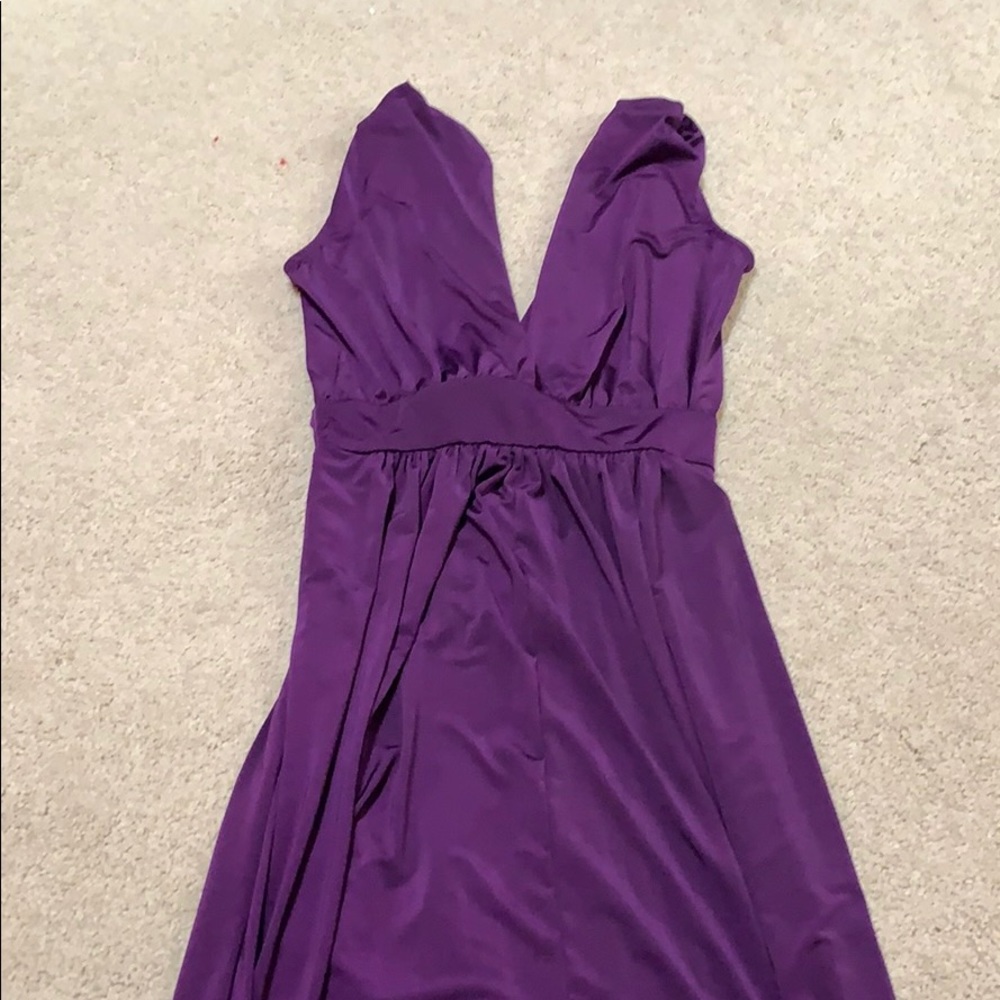 Maxi purple dress